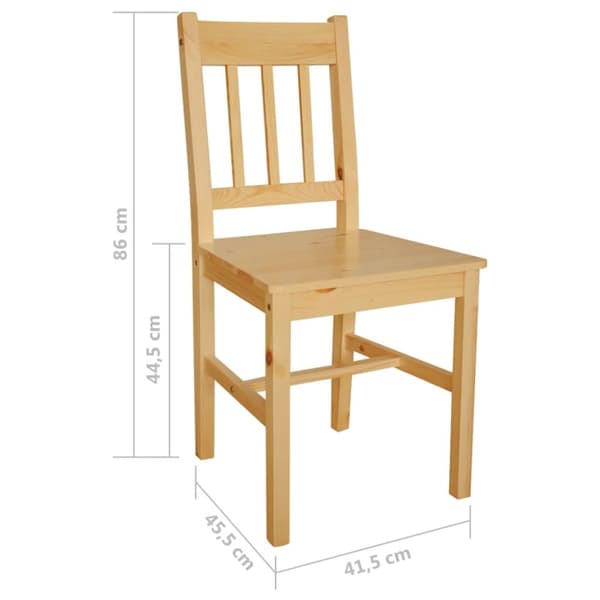 Ruokatuolit 2 kpl mänty