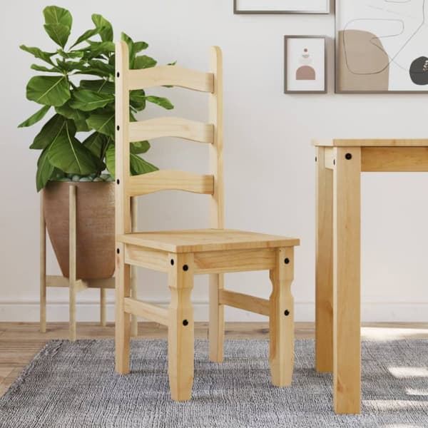 Ruokatuolit 2 kpl Corona 42x47x107 cm täysi mänty