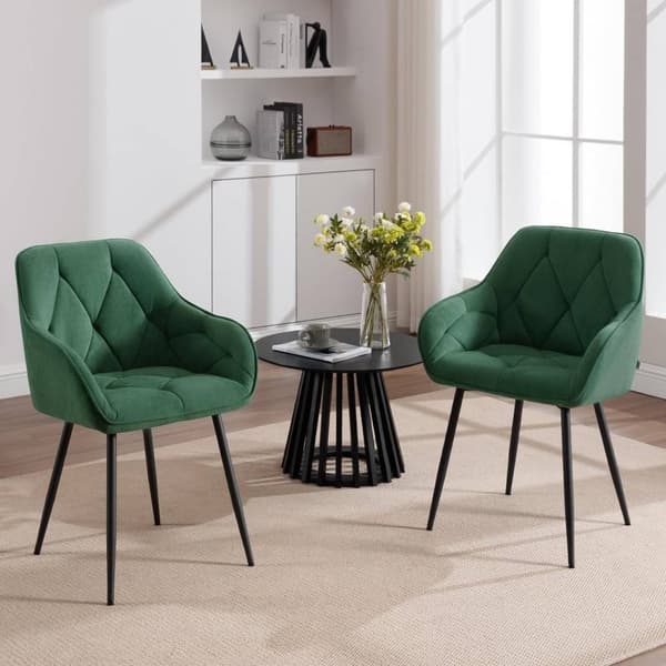Rootz Velvet Dining Chair - Elegant Stol - Bekväma sittplatser - Lyxig sammet, Ergonomisk design, Robust metallram - 56cm x 83,5cm x 53cm