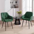 Miniatyrbild 4 av 9: Rootz Velvet Dining Chair - Elegant stol - Bekväm sittplats - Lyxig känsla - Robust konstruktion - Ergonomisk design - 56cm x 83,5cm x 53cm