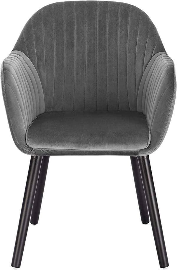 Rootz sæt med 6 spisestuestole - Fløjlsstole - Komfortable siddepladser - Ergonomisk design - Holdbar konstruktion - Skridsikre puder - 81 cm x 40 cm