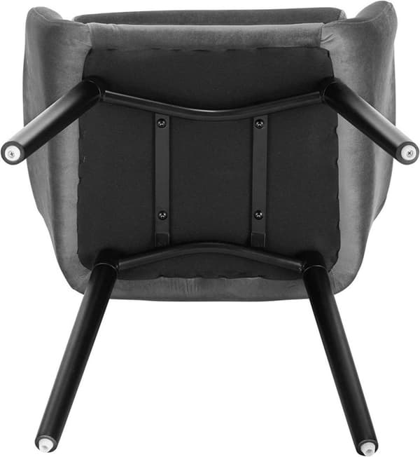 Rootz sæt med 6 spisestuestole - Fløjlsstole - Komfortable siddepladser - Ergonomisk design - Holdbar konstruktion - Skridsikre puder - 81 cm x 40 cm