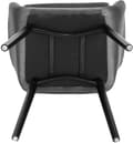 Miniatyrbillede 7 af 7: Rootz sæt med 4 spisestuestole - Fløjlsstole - Komfortable siddepladser - Nem montering, holdbart, ergonomisk design - 81 cm x 40 cm x 40 cm