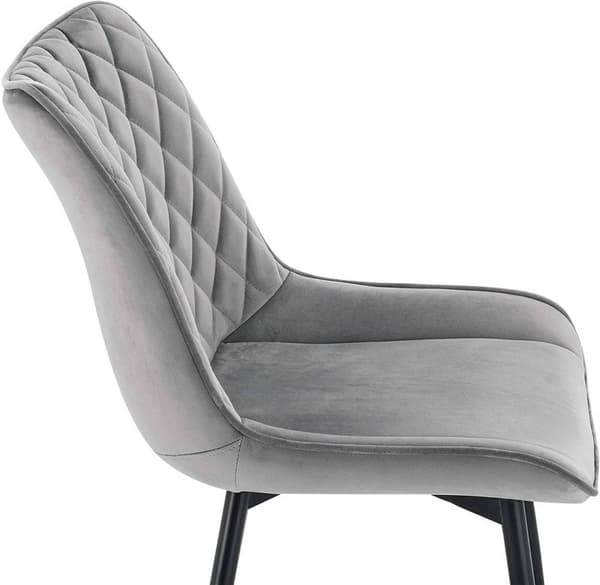 Rootz Velvet Matstolar - Eleganta stolar - Bekväma sittplatser - Slitstark, Ergonomisk, Anti-Slip - 46cm x 40,5cm x 85,5cm