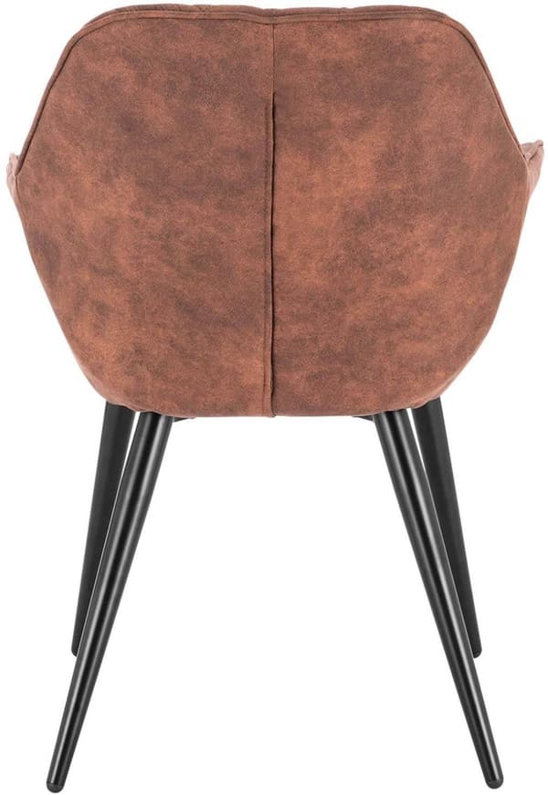 Rootz Modern Matstol - Ergonomisk stol - Snygga sittplatser - Bekväm design - Hållbar konstruktion - Justerbar stabilitet - Tyg och metall - 84cm x 41
