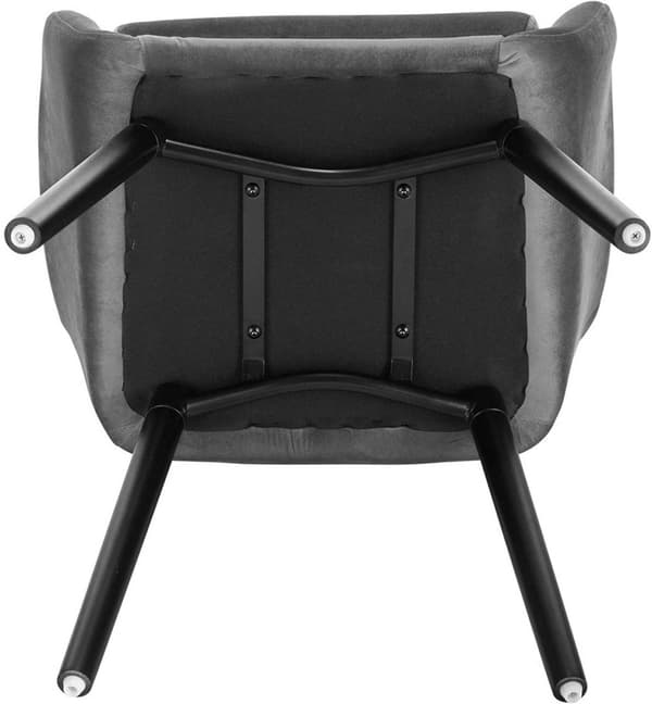 Ergonomisk spisestuestol Rootz - Komfortable siddepladser - Stilfulde møbler - Fløjlsbetrukket - Nem at samle - Støtter op til 120 kg - 81 cm x 40 cm