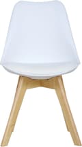Miniatyrbillede 4 af 8: Rootz sæt med 2 spisestuestole - Køkkenstole - Komfortable siddepladser - Højdensitetsskum - Massive træben - Gulvbeskyttelse - 48cm x 42cm x 82cm
