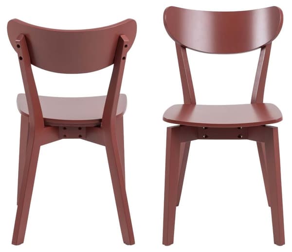 2 x Roxby matstol röd.