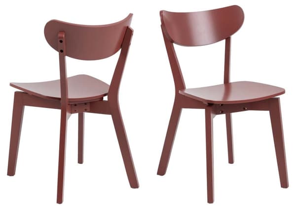 2 x Roxby matstol röd.