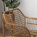 Miniatyrbild 7 av 10: Rootz Set med 2 Boho Style köksstolar - Matstolar - Rottingstolar - Naturlig estetik - Bekväm design - Hållbar konstruktion - 56cm x 60cm x 79cm