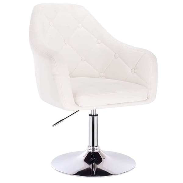 Rootz Barstol - Bänkpall - Justerbar barstol - Ergonomisk design - Slitstarkt konstläder - Stabil metallbas - 47cm x 41cm