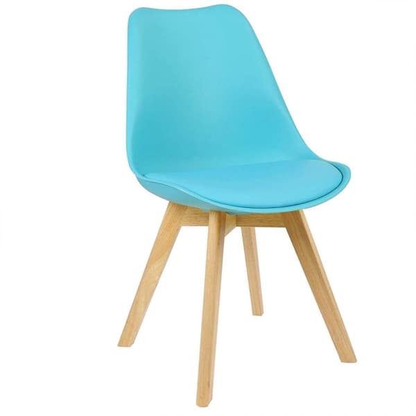 Rootz sæt med 2 spisestuestole - Køkkenstole - Komfortable siddepladser - Ergonomisk design, holdbar konstruktion, gulvbeskyttelse - 48cm x 42cm x 82c