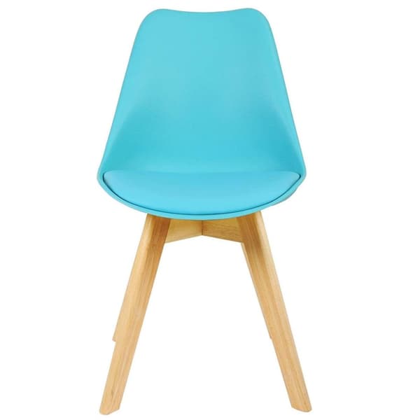 Rootz sæt med 2 spisestuestole - Køkkenstole - Komfortable siddepladser - Ergonomisk design, holdbar konstruktion, gulvbeskyttelse - 48cm x 42cm x 82c