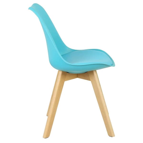 Rootz sæt med 2 spisestuestole - Køkkenstole - Komfortable siddepladser - Ergonomisk design, holdbar konstruktion, gulvbeskyttelse - 48cm x 42cm x 82c