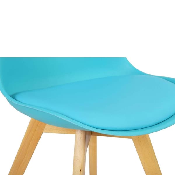 Rootz sæt med 2 spisestuestole - Køkkenstole - Komfortable siddepladser - Ergonomisk design, holdbar konstruktion, gulvbeskyttelse - 48cm x 42cm x 82c