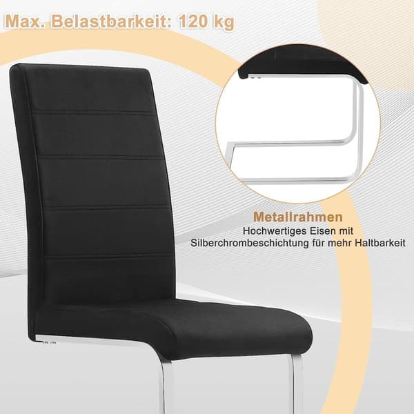 Rootz Swing Chair - Høj ryglæn Stol - Ergonomisk siddeplads - Velvet Comfort - Stabil metalramme - Gulvbeskyttelse - Nem montering - 41cm x 100cm x 55