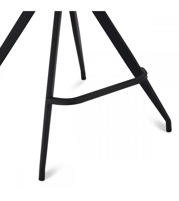 Rootz Barpall - Snurrbar stol - Bekväm motpall - 360° vridbar, högsta komfort, enkelt underhåll - 48cm x 57cm x 98cm - Metall och konstläder