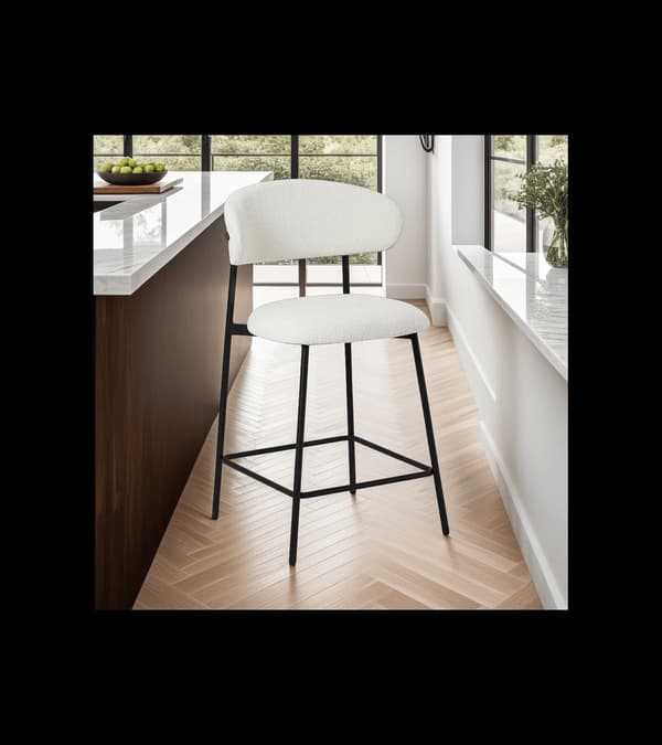 Rootz Barpall - Bänkpall - Barnstol - Ergonomisk komfort - Hållbar och enkelt underhåll - Modern design - 50cm x 52cm x 103cm