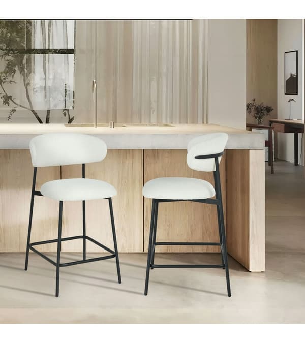 Rootz Barpall - Bänkpall - Barnstol - Ergonomisk komfort - Hållbar och enkelt underhåll - Modern design - 50cm x 52cm x 103cm