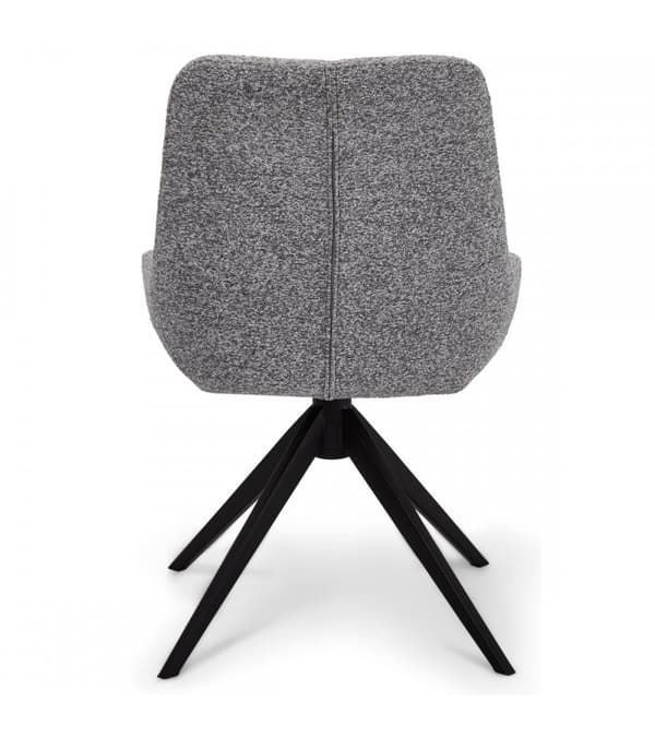 Rootz matstolsset - Snurrstol - Moderna matstolar - Lyxigt polyestertyg - Skumkudde Komfort - Snygga metallben - 64cm x 56cm x 87cm