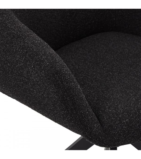 Rootz matstolsset - Bouclé stoppade stolar - Bekväma och mångsidiga - Överlägsen komfort, hållbart, enkelt underhåll - 64cm x 64cm x 87cm