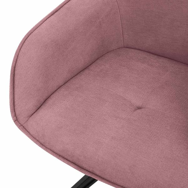 Snurrstol Matstol Fåtölj 360 graders snurrstol Vardagsrumsstol Gammal rosa
