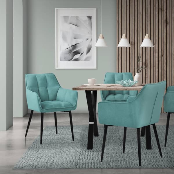 Sæt med 4 spisestuestole Stuestol Køkkenstol Lænestol Designstol