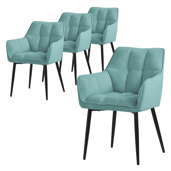 Uppsättning med 4 matsalsstolar Vardagsrumsstol Köksstol Fåtölj Designstol
