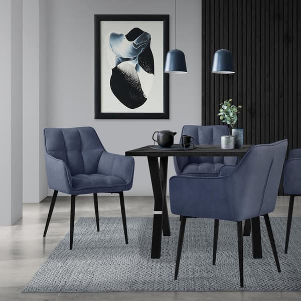 Sæt med 6 spisestuestole Stuestol Køkkenstol Lænestol Designstol