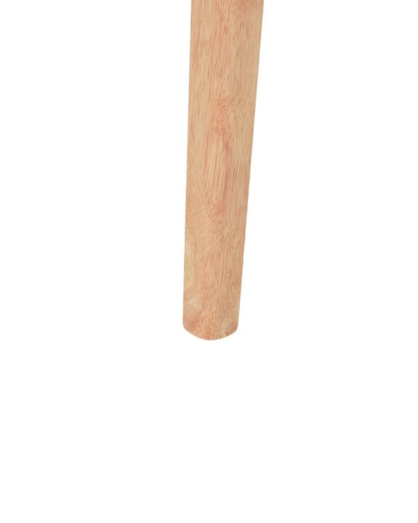 Spisebordsstol Lyst Gummitræ Sæt af 2 Spisestole med Træben Klassiske Spisestuestol Retro Design Træstole til Spisebord