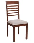 Miniatyrbillede 4 af 9: Spisebordsstol Mørkt Gummitræ Sæt af 2 Spisestole med Træben Klassiske Spisestuestol Retro Design Træstole til Spisebord