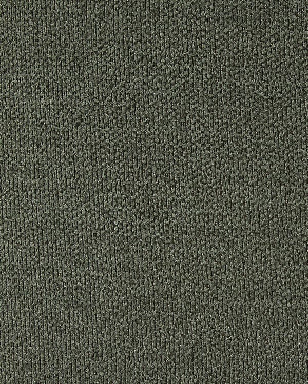 Sett med 2 Spisestoler Mørkegrønn Stoff Polyester Gummitre Polstret Tradisjonell stil