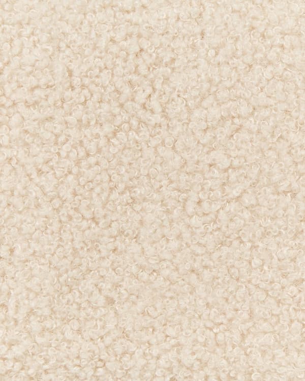 Ruokatuoli vaalea beige buklee kangas verhoilu käsinojaton pyöreä 2 kpl moderni tyyli
