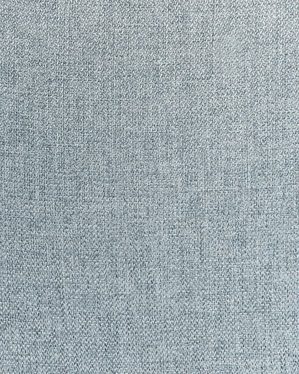 Sæt med 4 spisestuestole lyseblå polyester spisestue jernben elegant stue køkken