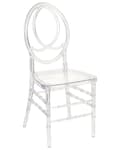 Miniatyrbilde 4 av 8: Sett med 2 Spisestuestoler i Transparent Plast Spisestuemøbler i Moderne Stil
