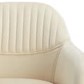Miniatyrbillede 9 af 11: Stol Lona, velour med polstring - creme/sort,Sæt med 4 stk.