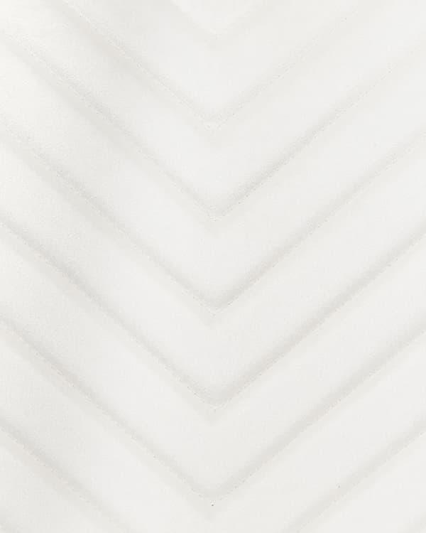 Set med 4 Matstolar Off-White Sammet Matsal Kök Järnben Modern Stil