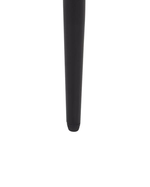 Set om 2 Matstolar Ljusbeige Utan Armstöd Sammet Svarta Stålben Modern Design Matsal Pallar Kök Bar Matsal