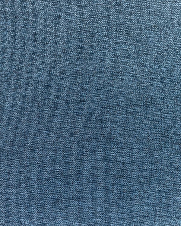 Set med 4 Matstolar Polyestertyg Marinblå Järnben Elegant Stil Kök Matsal