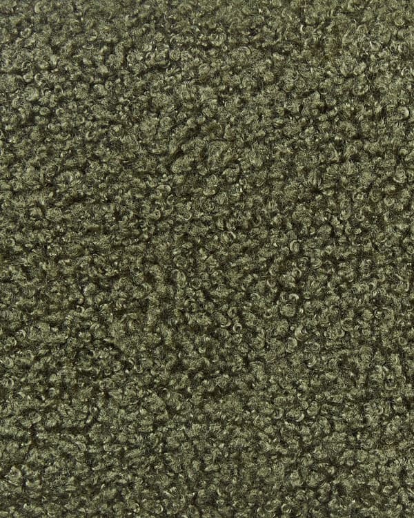 Set med 2 Matstolar Mörkgrön Bouclé Svarta Stålben Modern Design Matsal Kök Bar Sittmöbler