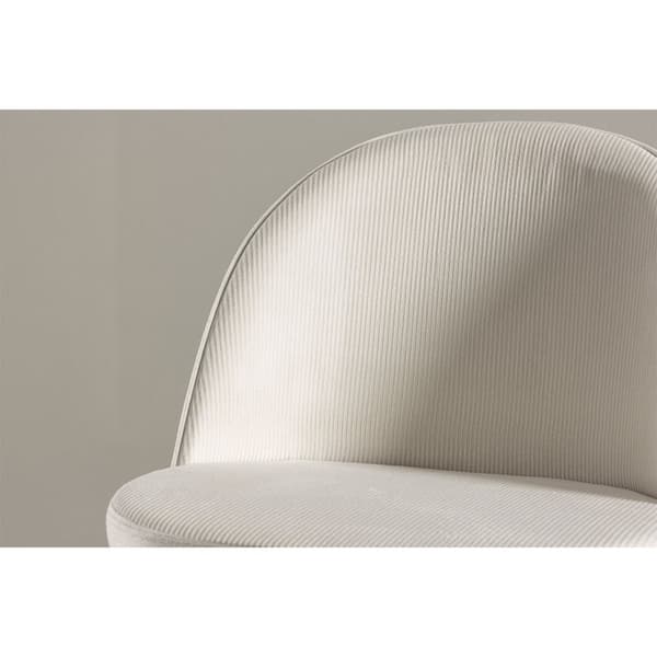 2 x Skagen matstol sammet beige,svart.