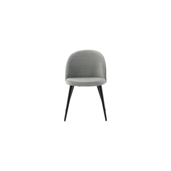 2 x Skagen spisestuestoler velour grå,svart.