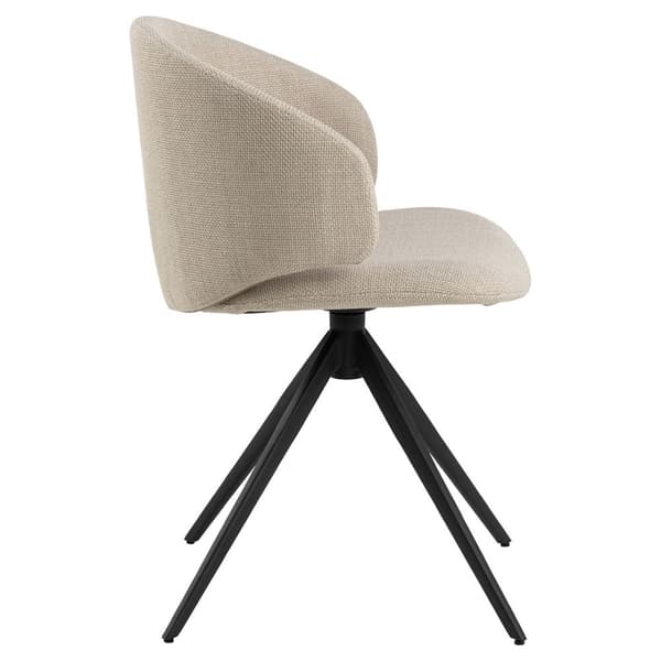 Ella matstol snurrfunktion beige.