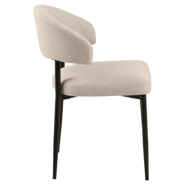 2 x Edina spisestuestoler beige.
