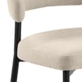 Miniatyrbilde 4 av 9: 2 x Edina spisestuestoler beige.