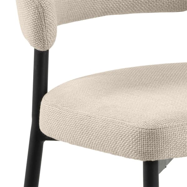 2 x Edina spisestuestoler beige.