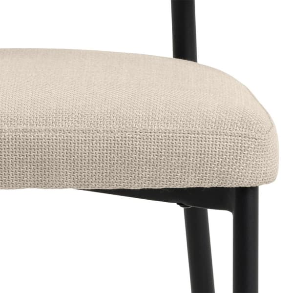 2 x Edina spisestuestoler beige.
