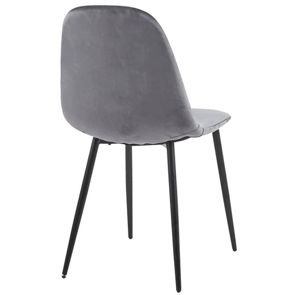 Fiolo6 spisestuestoler sett med 6 stk. lysegrå.