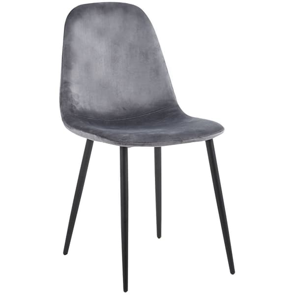 Fiolo4 spisestuestoler sett med 4 stk. lysegrå.