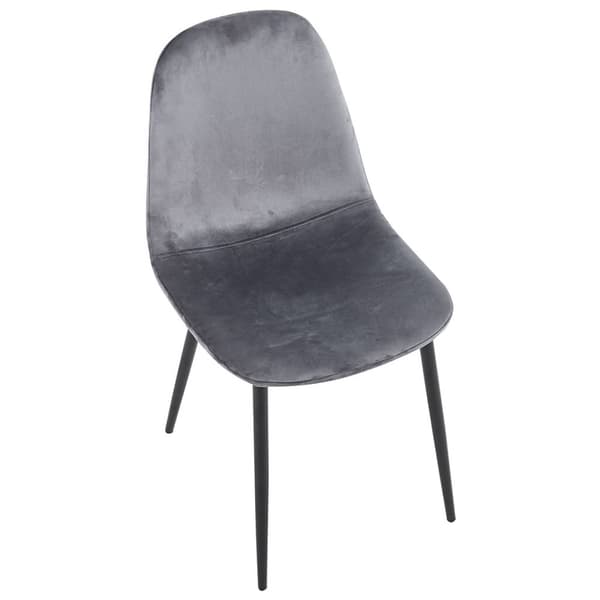 Fiolo4 spisestuestoler sett med 4 stk. lysegrå.